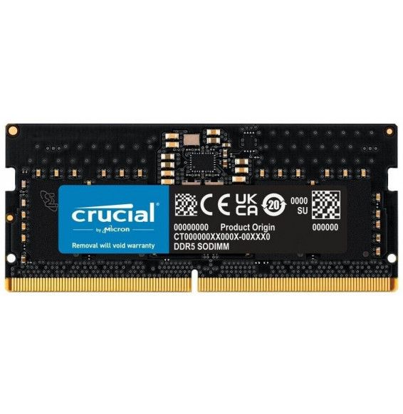 S/O 8GB DDR5 PC 4800 Crucial CT8G48C40S5  1x8GB
