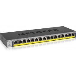 NETGEAR Switch 16-port 10/100/1000 GS116PP-100EUS