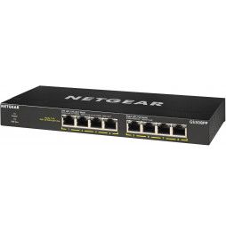 NETGEAR Switch 8-port 10/100/1000 GS308PP-100EUS