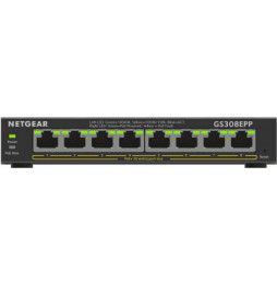 NETGEAR Plus Switch 8-port 10/100/1000 GS308EPP-100PES