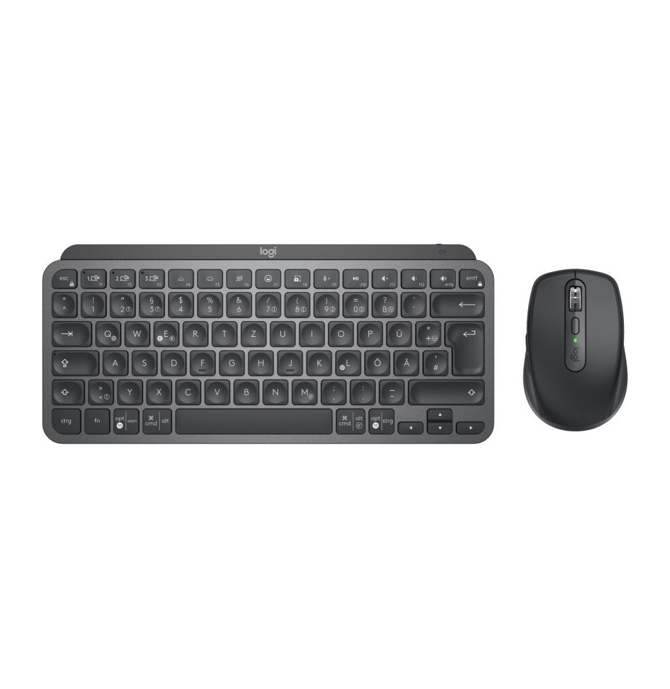 Keyboard & Mouse Logitech MX Keys mini Wireless graphite (DE) (920-011054)