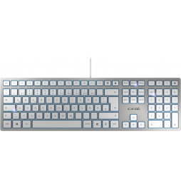 Keyboard Cherry KC 6000 slim wired silver (DE) (JK-1600DE-1)