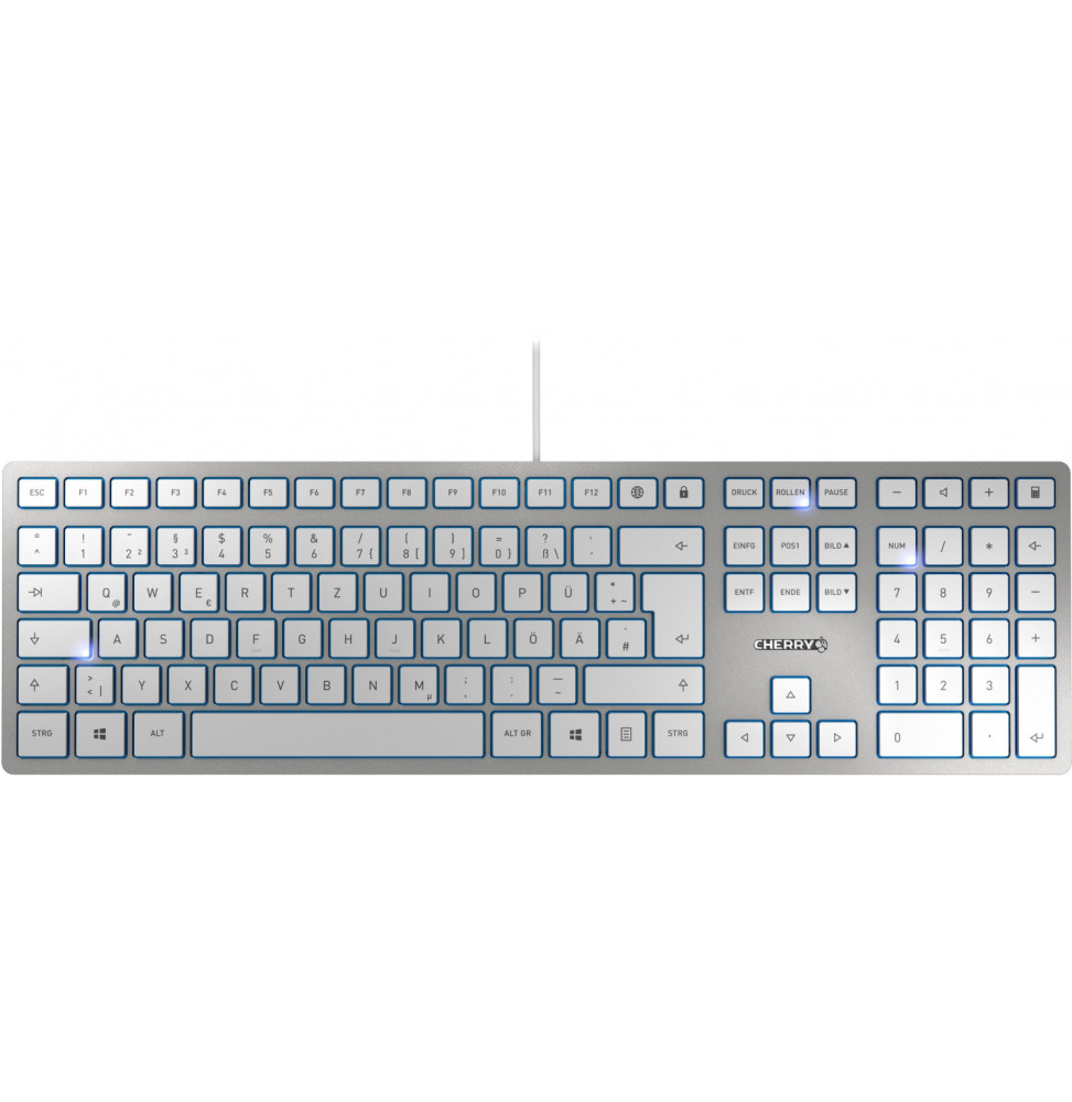Keyboard Cherry KC 6000 slim wired silver (DE) (JK-1600DE-1)