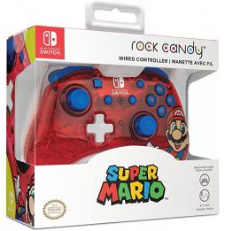 PDP Rock Candy Nintendo Switch Controller Cablato Mario