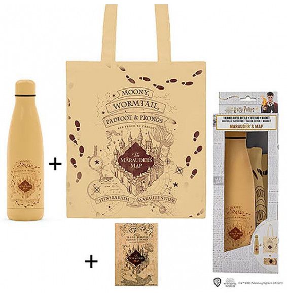 Gift Set 3 in 1 Harry Potter The Marauders Map