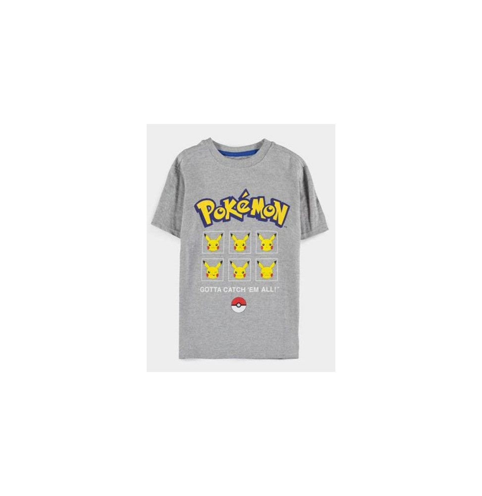 T-Shirt Boy Pokemon Pikachu Varie Taglie