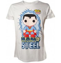 T-Shirt Superman Funko Bianco