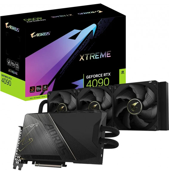 VGA Gigabyte GeForce® RTX 4090 24GB AORUS Xtreme Waterforce