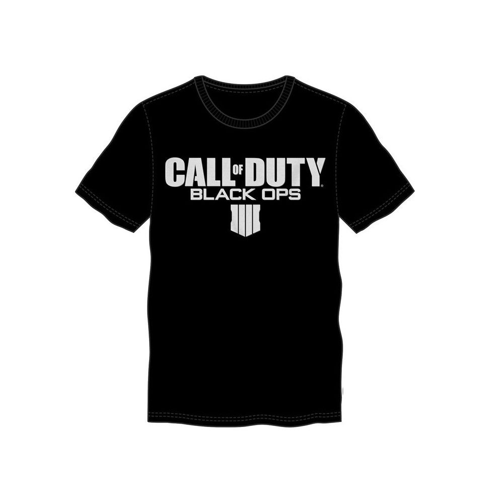 T-Shirt Call Of Duty Black Logo