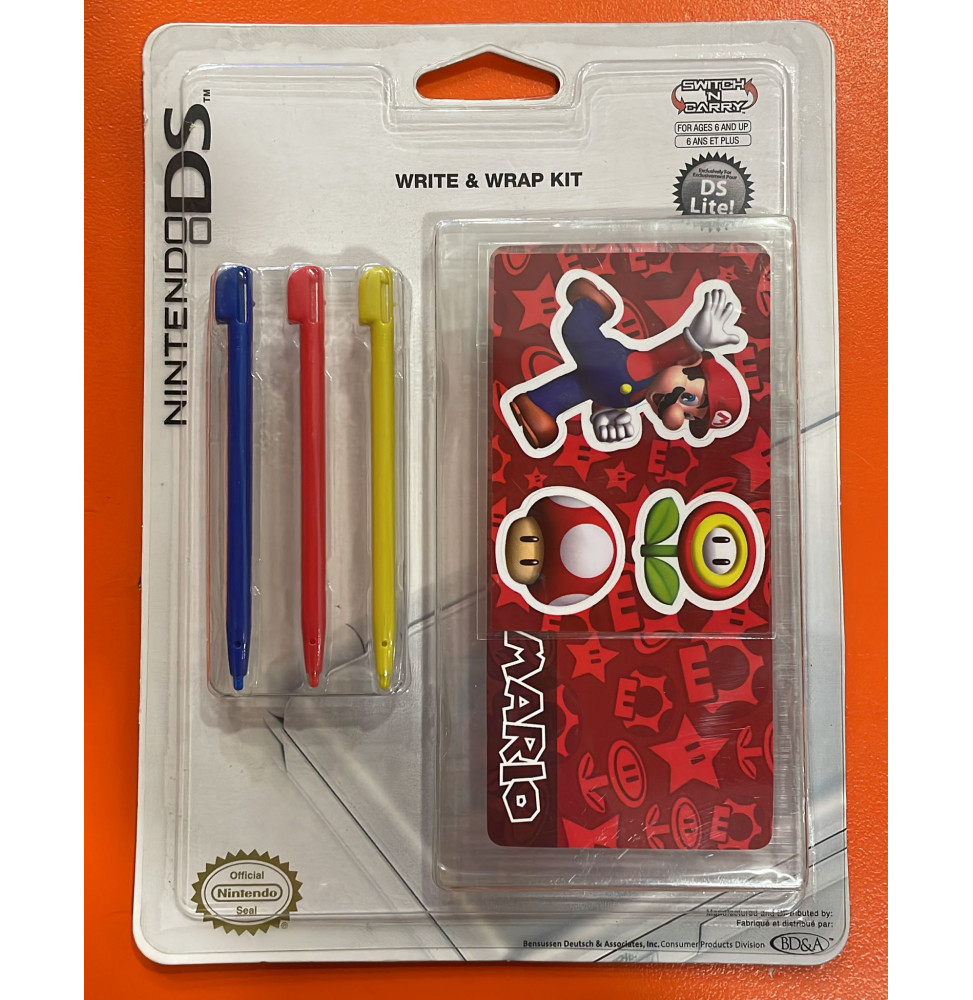 BD&A NDS Lite Super Mario Write & Wrap