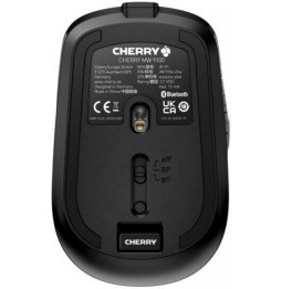 Mouse Cherry MW 9100 - (JW-9100-2) - 6 Tasten - kabellos - 2.4 GHz, Bluetooth 4.0 - kabelloser Empfänger (USB)