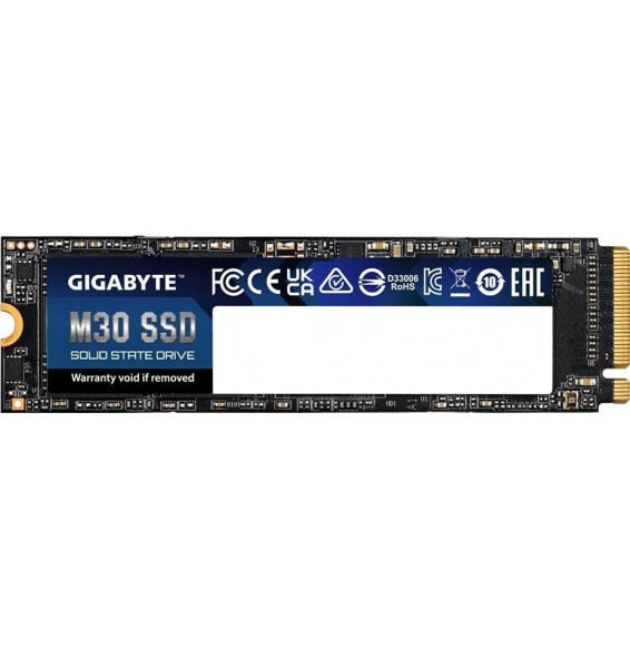 SSD GIGABYTE M30 512GB M.2 PCIe GP-GM30512G-G PCIe 3.0 x4 NVME