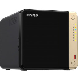 NAS Server QNAP TS-464-4G - SATA 6Gb/s - RAID 0, 1, 5, 6, 10, 50, JBOD, 60