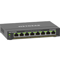 Netgear Plus Switch 8-port 10/100/1000 GS308EP-100PES