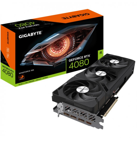 VGA Gigabyte GeForce® RTX 4080 16GB WINDFORCE