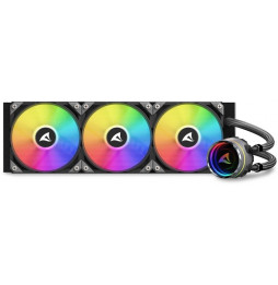 Cooler Sharkoon S90 RGB 3 Lüfter schwarz  AiO-Wasserkühlung