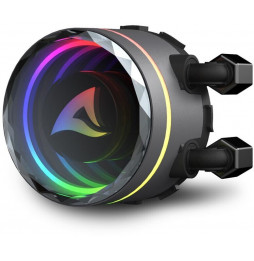 Cooler Sharkoon S80 RGB 2 Lüfter schwarz AiO-Wasserkühlung