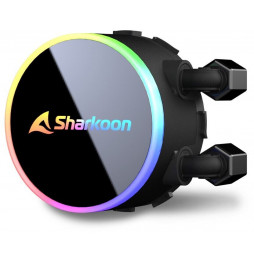 Cooler Sharkoon S70 RGB 2 Lüfter schwarz AiO-Wasserkühlung