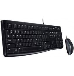 Keyboard & Mouse Logitech Wired Combo MK120 black  (US) (920-002562)