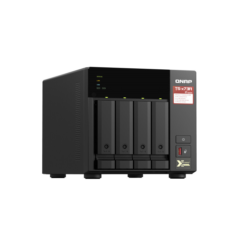 NAS Server QNAP TS-473A-8G - 4 Bay - SATA 6Gb/s