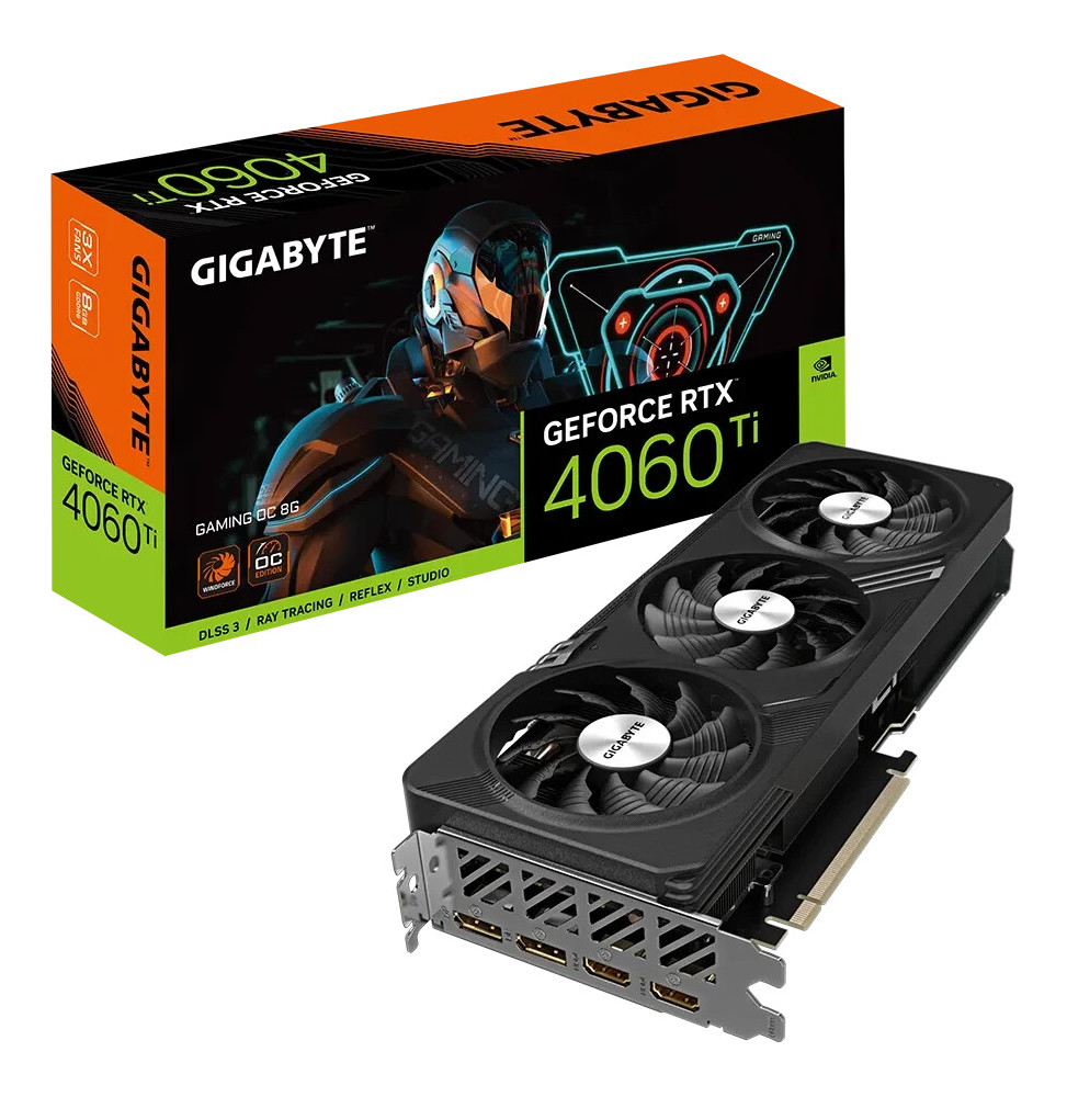 VGA Gigabyte GeForce® RTX 4060Ti 8GB GAMING OC