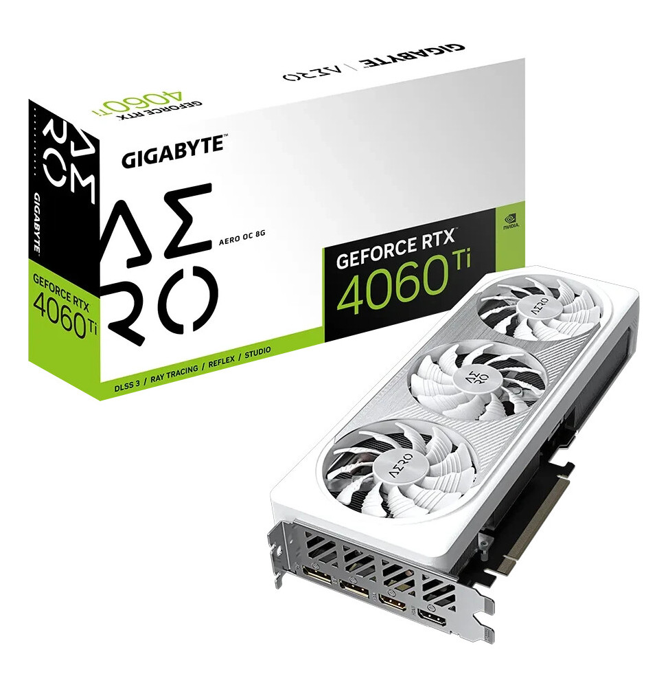 VGA Gigabyte GeForce® RTX 4060Ti 8GB AERO OC