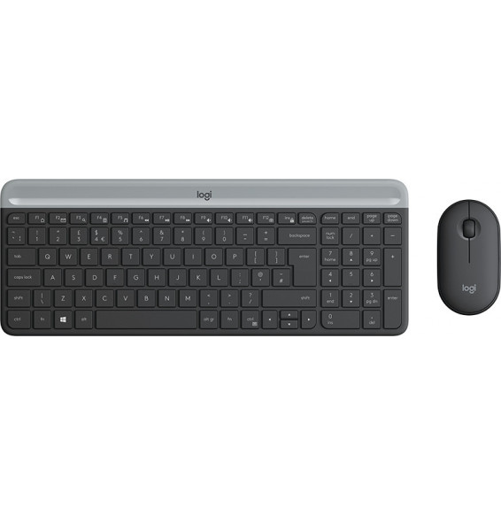Keyboard & Mouse Logitech Wireless Combo MK470 slim black (US) (920-009204)