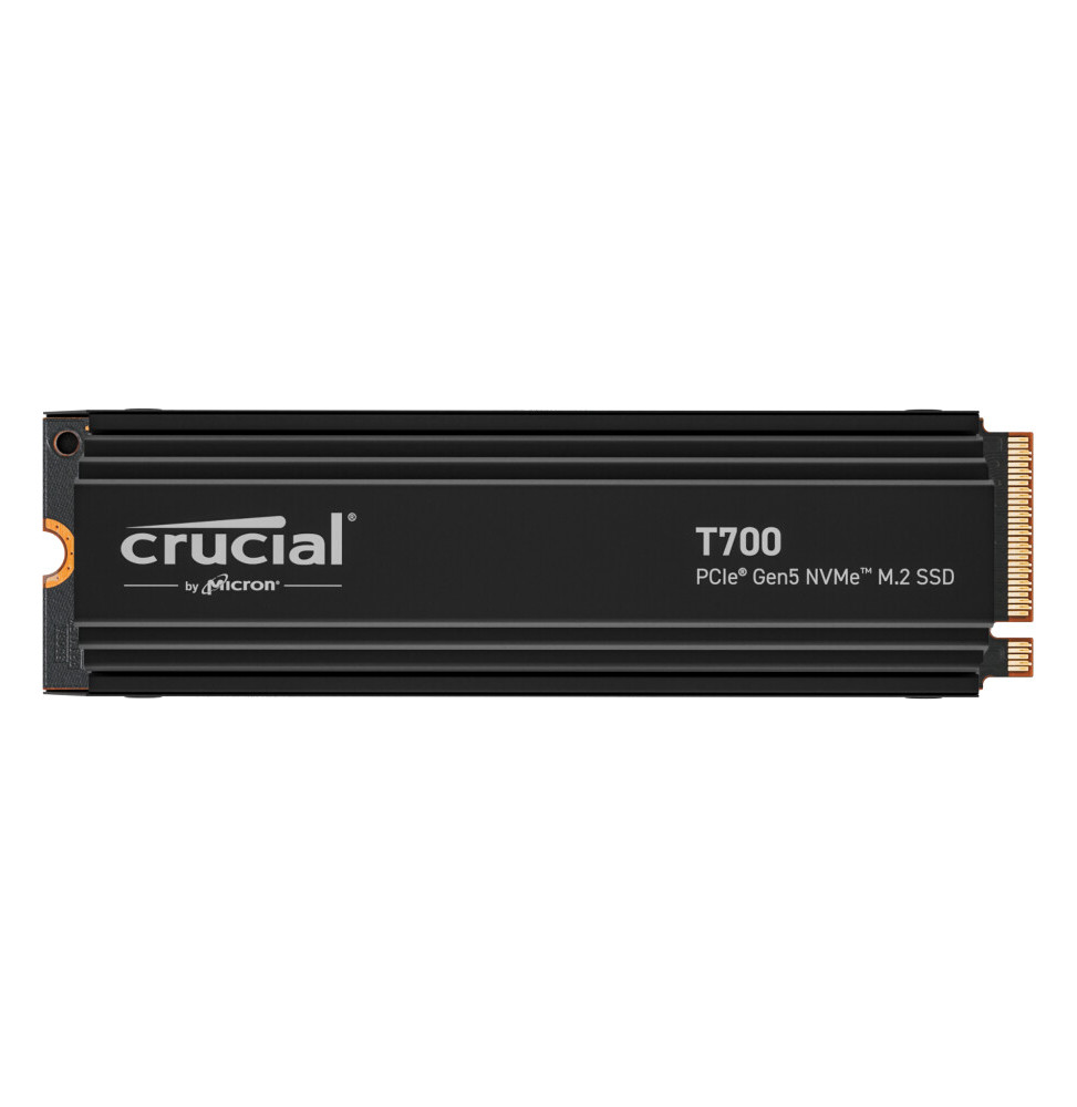 SSD Crucial 2TB T700 CT2000T700SSD5 PCIe M.2 NVME Gen5 Heatsink