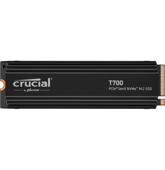 SSD Crucial 2TB T700 CT2000T700SSD5 PCIe M.2 NVME Gen5 Heatsink
