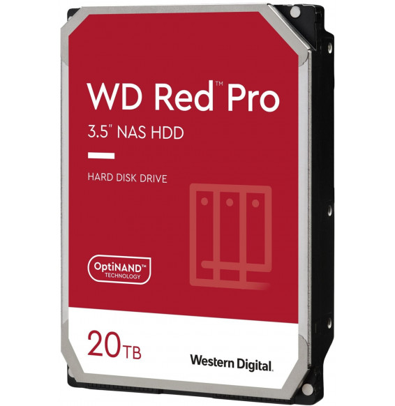 HDD WD Red Pro WD201KFGX 20 TB - intern - 3.5 (D)