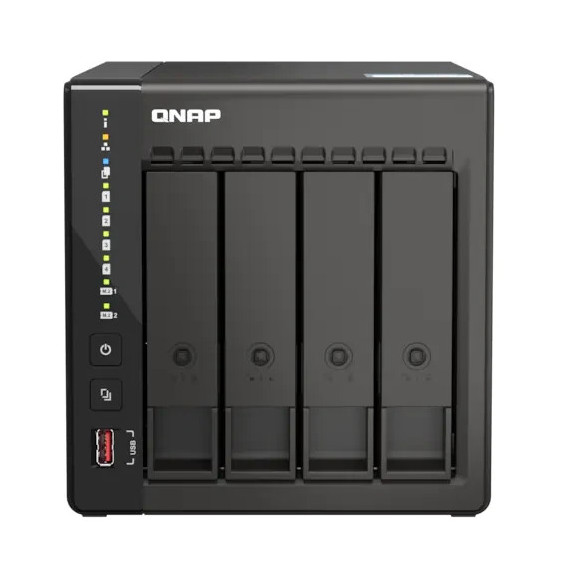 NAS Server QNAP TS-453E-8G - Intel® Celeron® - J6412 - Schwarz