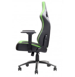 itek Gaming Chair SCOUT PM30 - PVC e Tessuto, Braccioli 4D, Nero Verde