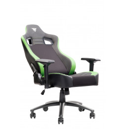 itek Gaming Chair SCOUT PM30 - PVC e Tessuto, Braccioli 4D, Nero Verde