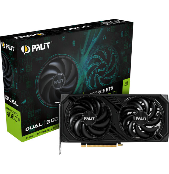 VGA Palit GeForce® RTX 4060 Ti 8GB Dual