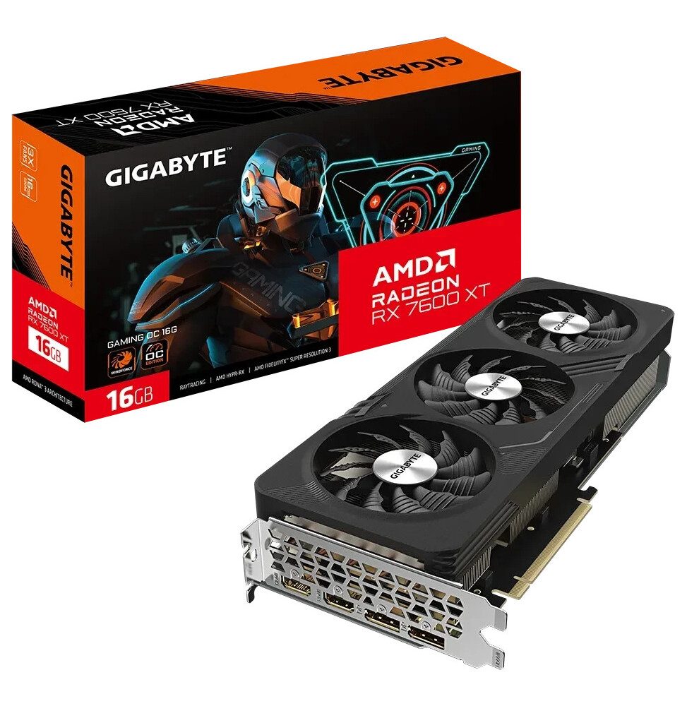 VGA Gigabyte Radeon RX 7600 XT GAMING 16GB OC