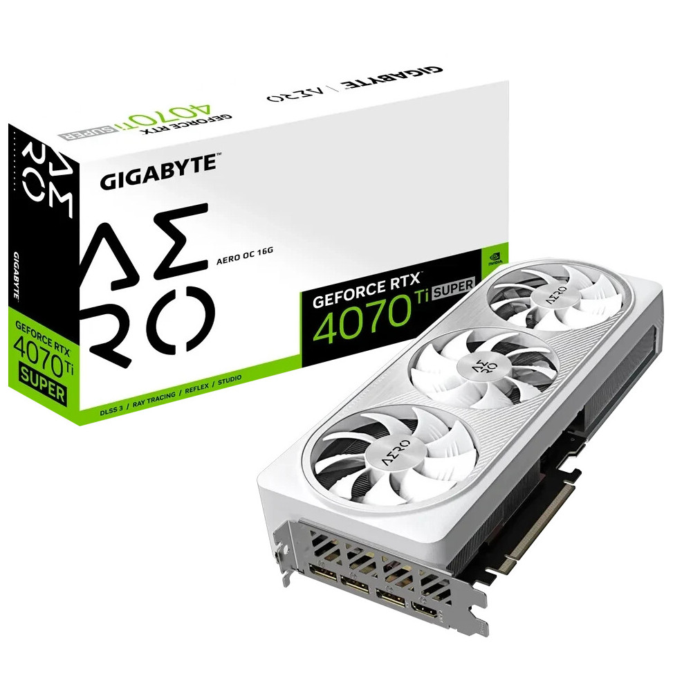 VGA Gigabyte GeForce® RTX 4070 Ti SUPER 16GB AERO OC
