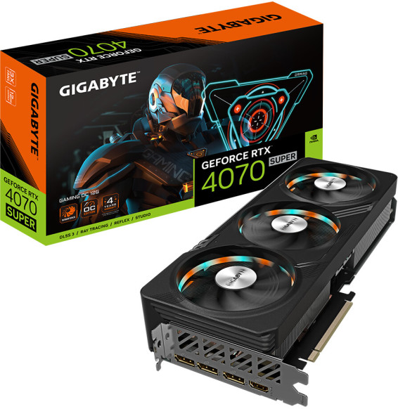 VGA Gigabyte GeForce® RTX 4070 SUPER 12GB Gaming OC