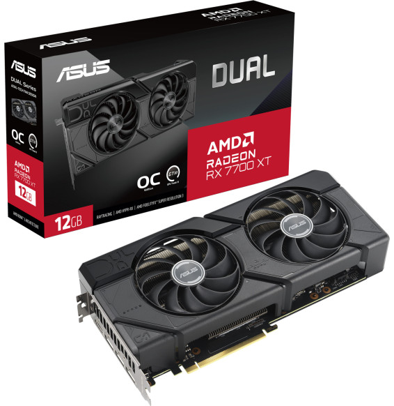 VGA Asus Radeon RX 7700XT 12GB DUAL OC