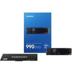 SSD Samsung 990 EVO M.2 1TB NVMe MZ-V9E1T0BW PCIe 4.0 x4 / PCIe 5.0 x2