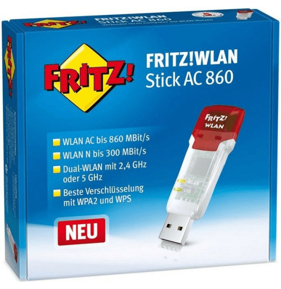 AVM Fritz! Wlan Stick AC 860 Network Adapter 20002687