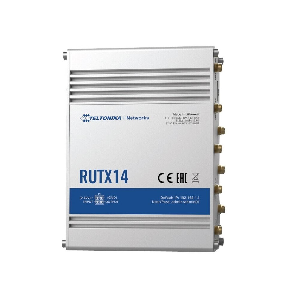 Teltonika RUTX14 Wireless Router 5-port Switch