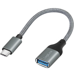 LogiLink USB 3.2 Gen1 Type-C Adapter C/M zu USB-A/F OTG 0,15 m CU0106