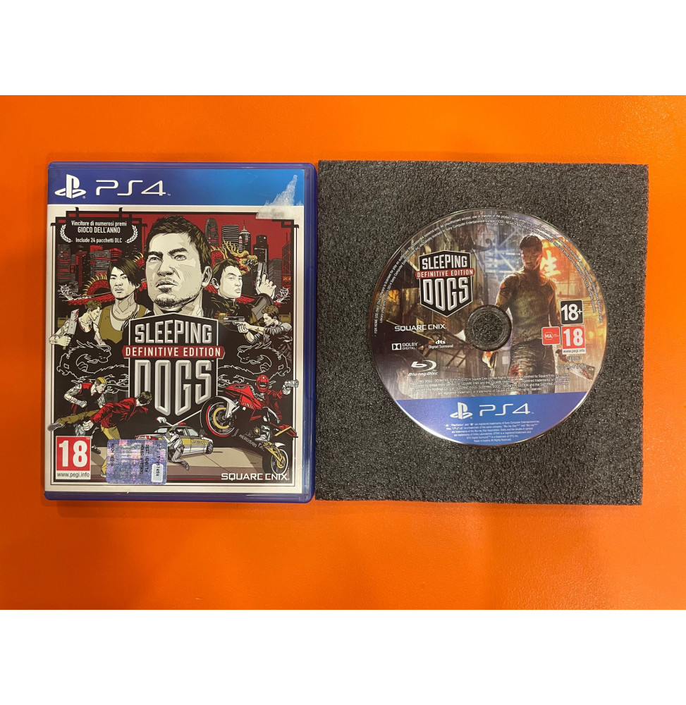 PS4 - Sleeping Dogs Definitive Edition - Edizione Italiana - Usato in ottime condizioni - Playstation 4