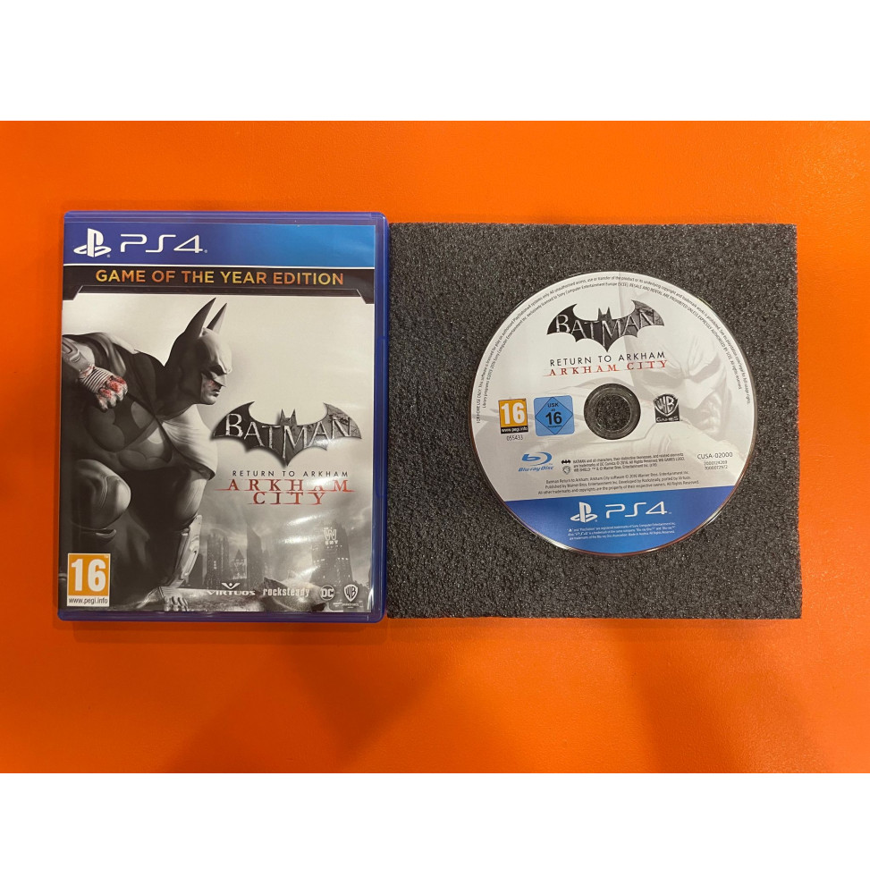 PS4 - BATMAN: ARKHAM CITY GOTY EDITION - Edizione Italiana - Usato in ottime condizioni - Playstation 4