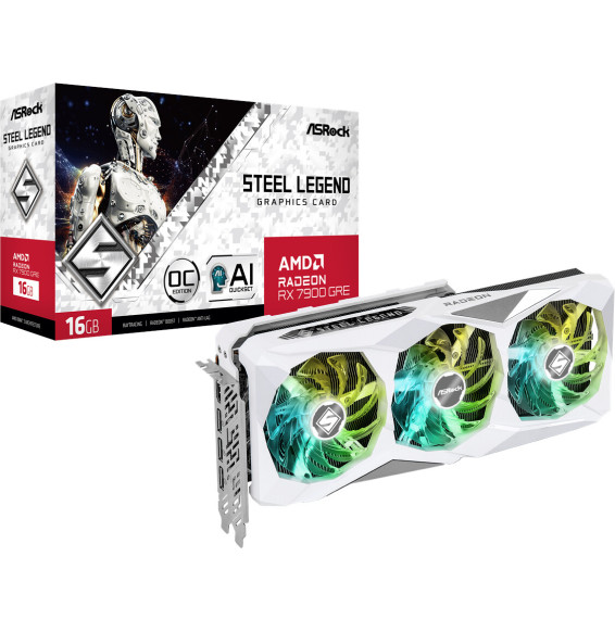 VGA ASRock Radeon RX 7900GRE 16GB Steel Legend