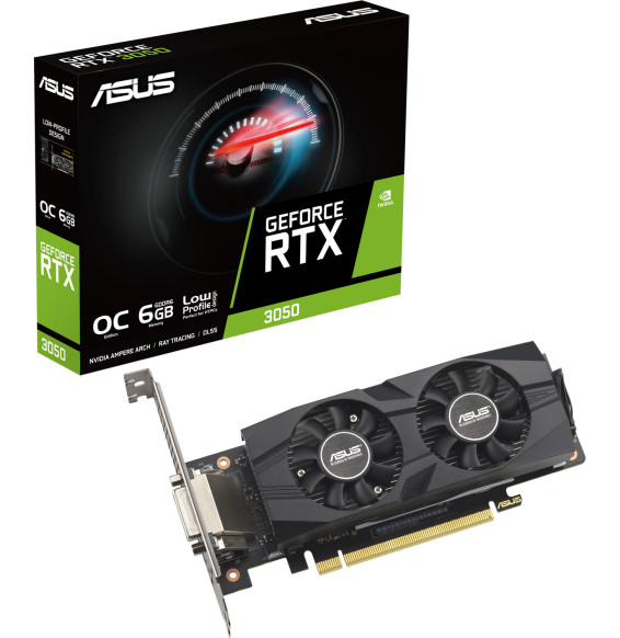 VGA Asus GeForce® RTX 3050 6GB LP BRK OC