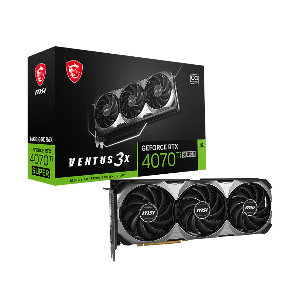 VGA MSI GeForce® RTX 4070 TI SUPER 16GB Ventus 3X OC