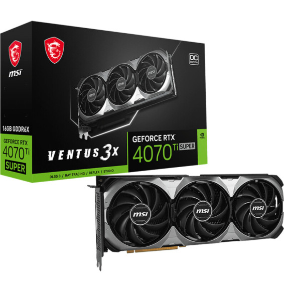 VGA MSI GeForce® RTX 4070 TI SUPER 16GB Ventus 3X OC