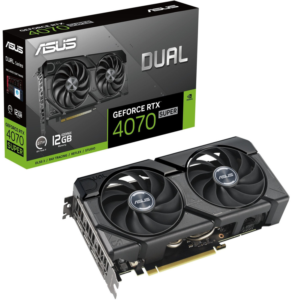 VGA Asus GeForce® RTX 4070 Super 12GB Dual EVO