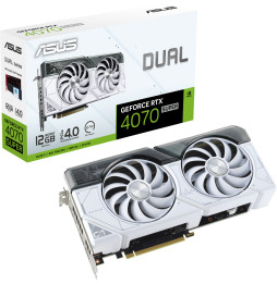 VGA Asus GeForce® RTX 4070 Super 12GB Dual White